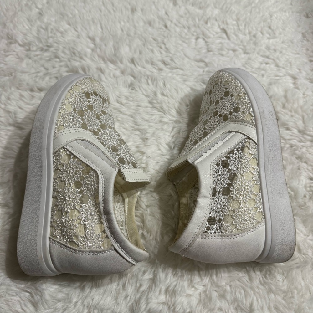 Bridal Wedge Shoes Size 7.5 - Picture 9 of 9